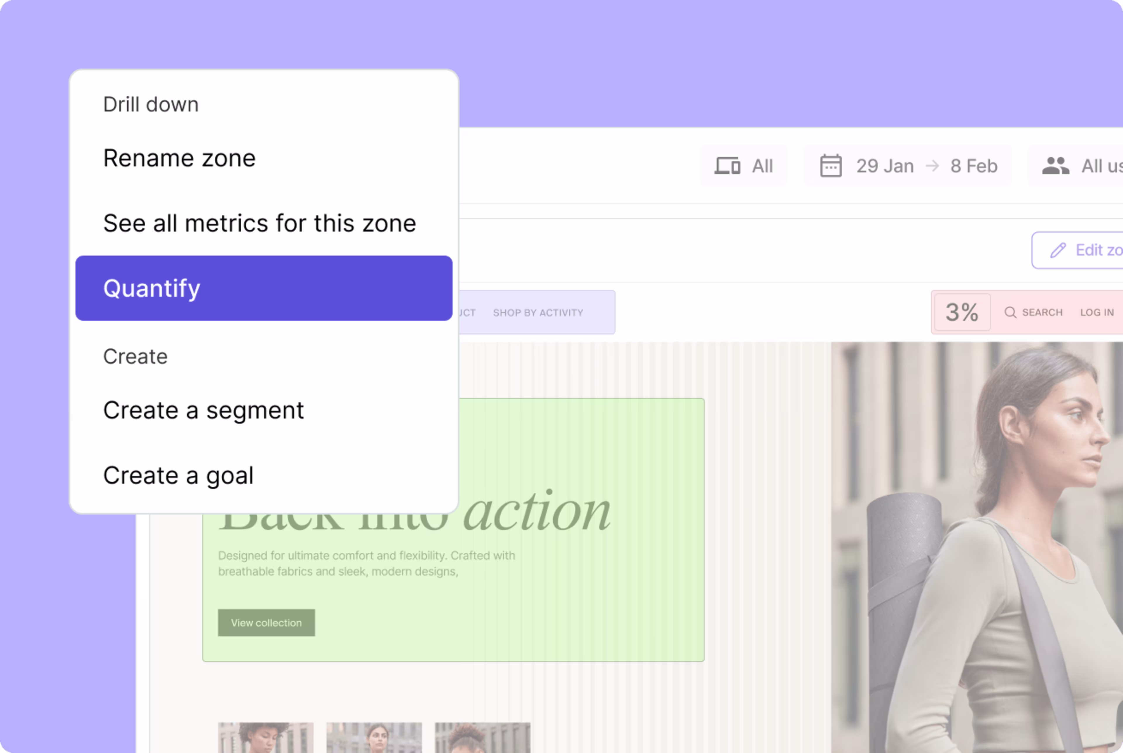 1 click quantification