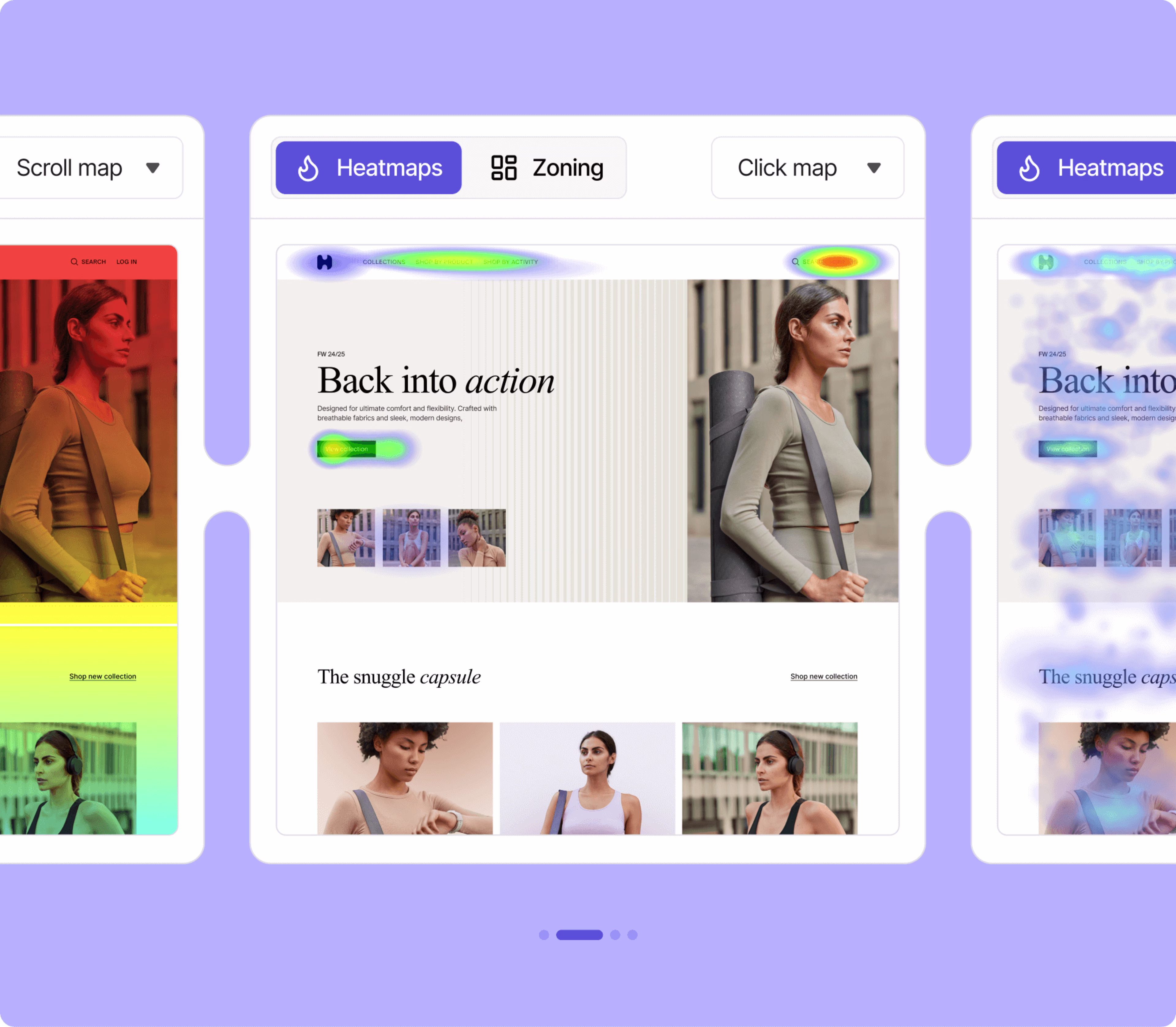 Visual - heatmaps and click maps
