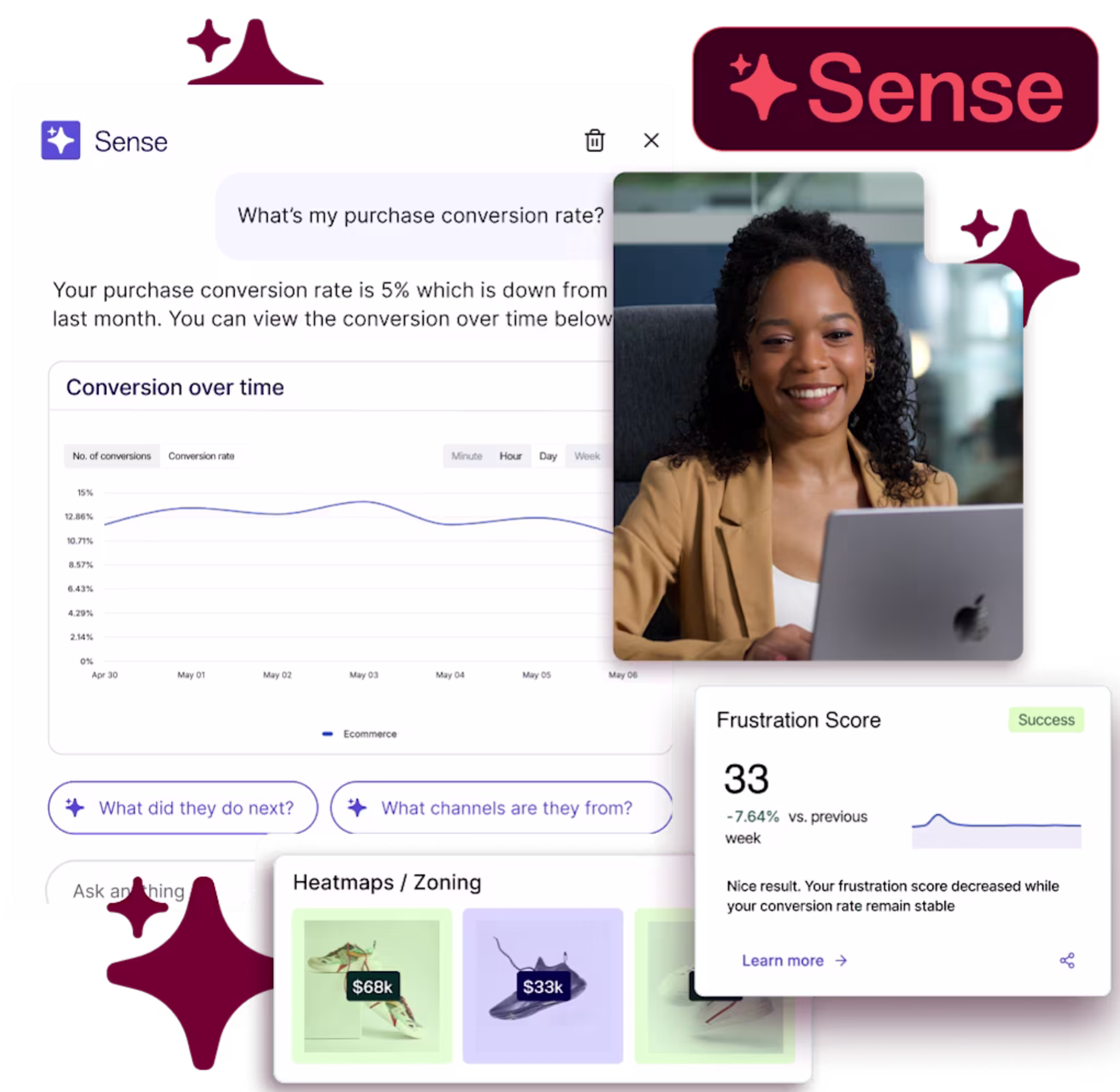 [visual]   Get faster insights with Sense, Contentsquare’s AI layer