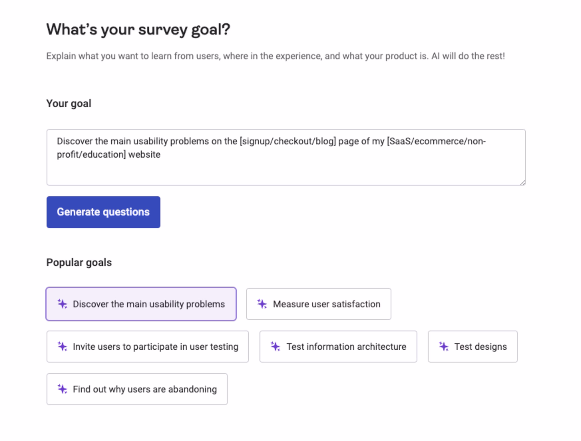 [Visual] AI survey > survey goal